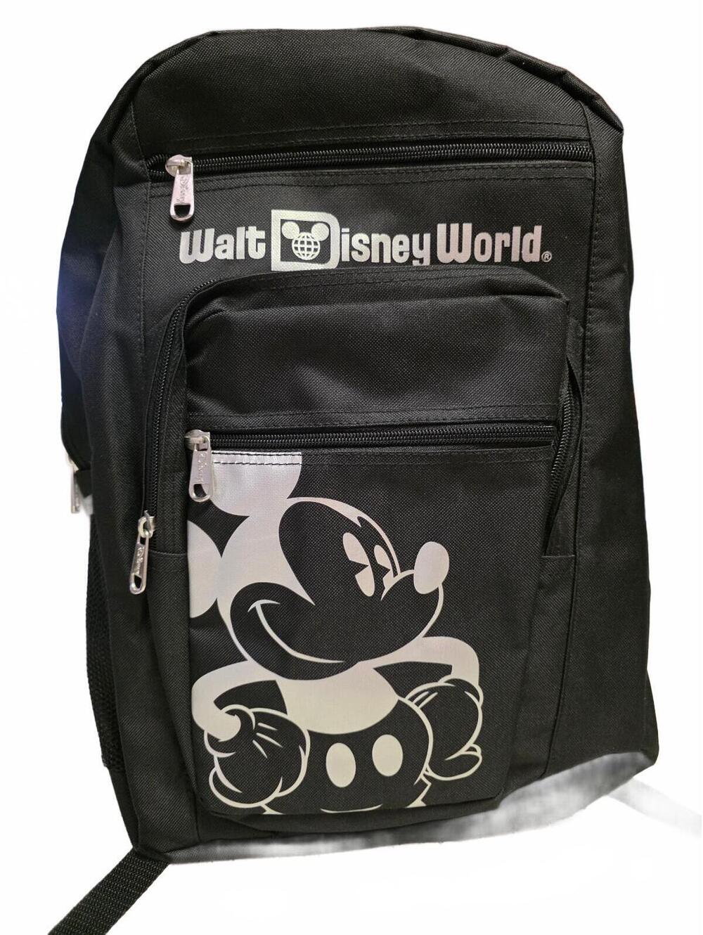 NWOT Y2K Disney Parks Mickey Mouse Black Backpack Walt Disney World Retro